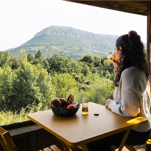 Hébergement en chalets pour groupes et familles, Millau en Aveyron